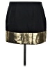 Express Metallic Gold Casual Skirt Size 8 - photo 2