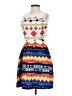 Zara Argyle Blue Casual Dress Size XS (estimated) - photo 5