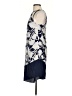 Club Monaco 100% Polyester Graphic Blue Cocktail Dress Size 00 - photo 5