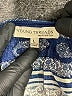 Young Threads 100% Rayon Paisley Blue Jumpsuit Size L - photo 4