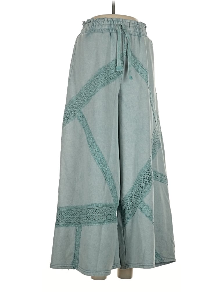 Pre-owned Assorted Brands Casual Pants In Teal