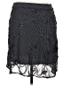 Max Studio 100% Polyester Polka Dots Black Casual Skirt Size L - photo 2