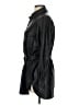 Zara 100% Polyester Black Trenchcoat Size S - photo 5
