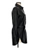 Zara 100% Polyester Black Trenchcoat Size S - photo 4