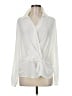 Neiman Marcus Ivory Long Sleeve Blouse Size M - photo 1