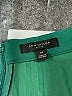 Ann Taylor 100% Polyester Solid Green Casual Skirt Size 10 Petite - photo 4