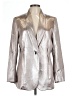 Anne Klein 100% Polyester Metallic Silver Blazer Size 12 - photo 1
