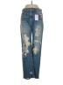 Intermix 100% Cotton Hearts Blue Jeans Size 26 waist - photo 1