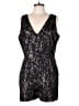 BCBGMAXAZRIA 100% Cotton Black Romper Size L - photo 1