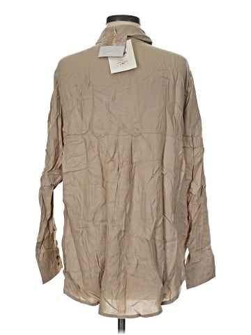 Stradivarius Long Sleeve Button-Down Shirt (view 2)