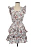 Jack Wills Floral White Cocktail Dress Size 6 - photo 1