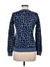 Liz Claiborne 100% Cotton Animal Print Blue Pullover Sweater Size M - photo 2