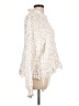 Pol 100% Polyester Tweed White Pullover Sweater Size L - photo 4