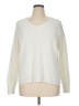 Talbots 100% Pima Cotton Solid Ivory Pullover Sweater Size XL - photo 1