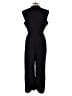 DKNY 100% Polyester Solid Black Jumpsuit Size 12 - photo 2