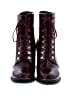 Just Fab Burgundy Ankle Boots Size 11 - photo 2