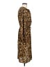 Altuzarra 100% Polyester Animal Print Brown Cocktail Dress Size EU (IT) 40 / US 4 - photo 4