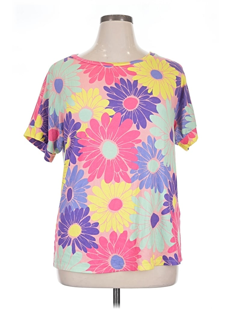 Pre-owned Bombom Short Sleeve T-shirt In Pink