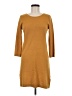 H&M Solid Tan Casual Dress Size M - photo 1
