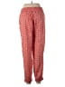 Hinge 100% Viscose Print Red Casual Pants Size S - photo 2