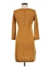H&M Solid Tan Casual Dress Size M - photo 2