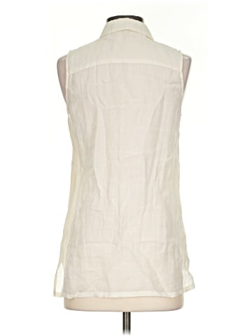 Theory Sleeveless Button-Down Shirt (view 2)