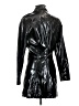 Zara 100% Polyester Black Raincoat Size XS - photo 2