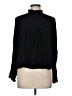 MNG Suit 100% Viscose Black Long Sleeve Blouse Size 6 - photo 1