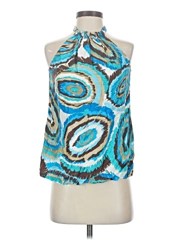MICHAEL Michael Kors Sleeveless Silk Top (view 1)