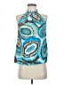 MICHAEL Michael Kors 100% Silk Teal Sleeveless Silk Top Size S - photo 1