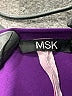 MSK Solid Purple Cocktail Dress Size M - photo 4