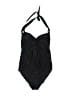 Old Navy - Maternity 100% Polyester Solid Black One Piece Swimsuit Size XS - photo 1