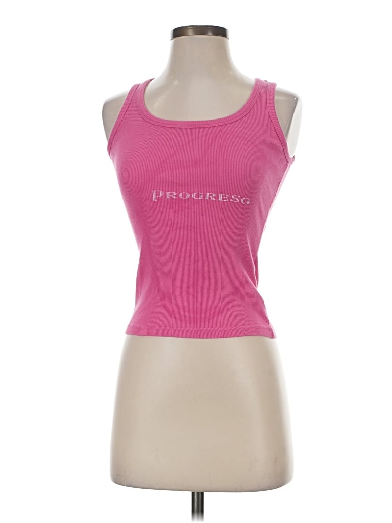 Pre-owned Assorted Brands Sleeveless T-shirt In Pink