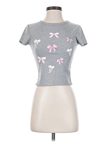 Charlotte Russe Short Sleeve Turtleneck (view 1)