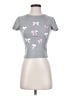 Charlotte Russe Gray Short Sleeve Turtleneck Size S - photo 1