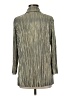 Harper 100% Polyester Metallic Green Long Sleeve Blouse Size M - photo 2