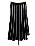 Rafael Stripes Black Casual Skirt Size XL - photo 1