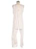 Drew Stripes Ivory Jumpsuit Size S - photo 2