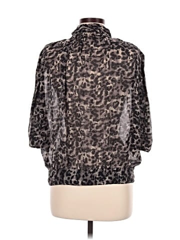 Kenneth Cole New York 3/4 Sleeve Silk Top (view 2)