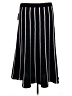Rafael Stripes Black Casual Skirt Size XL - photo 2
