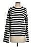 Double Zero Stripes Silver Pullover Sweater Size S - photo 1