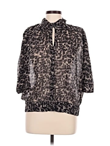 Kenneth Cole New York 3/4 Sleeve Silk Top (view 1)