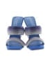 Azalea Wang Blue Wedges Size 7 - photo 2
