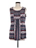 DressBarn Blue Sleeveless Top Size M - photo 1