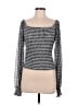 By Anthropologie Silver Long Sleeve Top Size M - photo 1