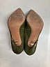 BCBGMAXAZRIA 100% Leather Green Heels Size 8 1/2 - photo 5