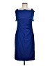 Marina Solid Blue Cocktail Dress Size 8 - photo 1