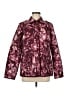 Talbots 100% Polyester Floral Burgundy Jacket Size M - photo 1