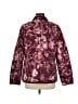 Talbots 100% Polyester Floral Burgundy Jacket Size M - photo 2