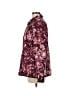 Talbots 100% Polyester Floral Burgundy Jacket Size M - photo 5